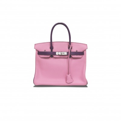 HERMES MASTER BIRKIN 30 EPSOM MALVA AND ANEMONE PURPLE SILVER BUCKLE 5010502009566 (30*23*15cm)